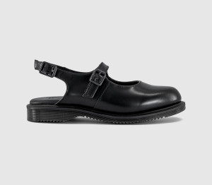 Dr. Martens Madaline Mary Janes Black Polished Smooth, 3