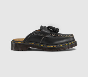 Dr. Martens Womens Adrian Mules Black Orleans, 4