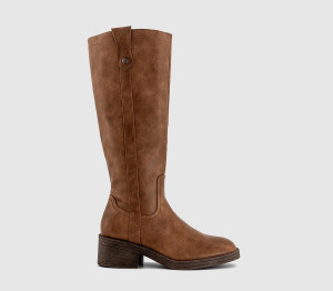 Blowfish Womens Nomads Knee Boots Dark Honey Brown, 3