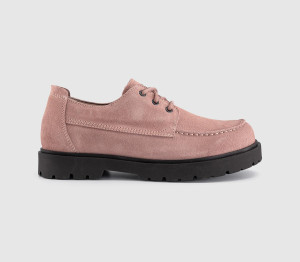 Birkenstock Mens Highwood Moc Lace Low Men's Shoes Pink Clay Suede, 11.5