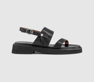 Barbour Womens Dakota Sandals Black, 6