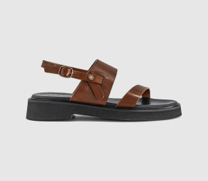 Barbour Womens Dakota Sandals Conker Brown, 5