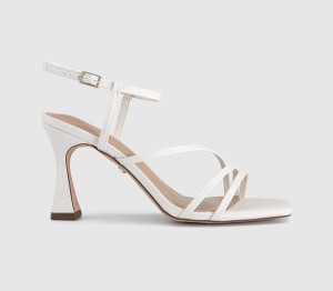 OFFICE Womens Heidi Strappy Sandal Heels Off White, 7