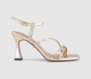 OFFICE Womens Heidi Strappy Sandal Heels Gold Multi, 3