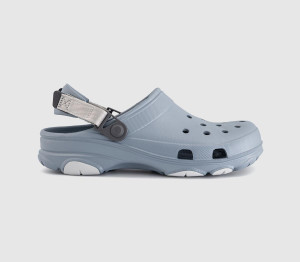 Crocs Mens All Terrain Men's Clogs Concrete Grey, 9