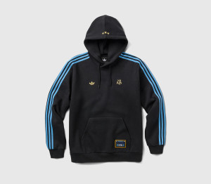 adidas Mens x Thrasher Hoodie Black