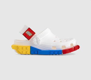 Crocs Lego Clogs Kids White, 11 Youth