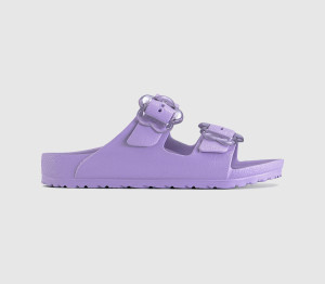 Birkenstock Arizona Eva Floral Kids Sandals Crocus Purple, 13 Youth