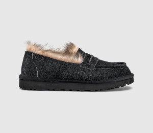 UGG Womens Ellis Loafers Black, 5