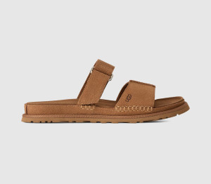 UGG Womens Goldengaze Sliders Chestnut Tan, 5