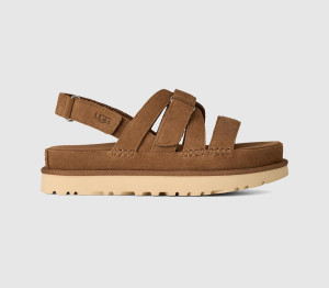 UGG Womens Goldenstar Gleam Sandals Chestnut Tan, 3
