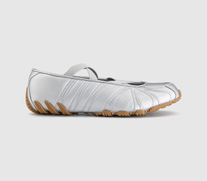 Adidas Womens Ghost Sprint Ballet Pumps Silver Metallic Gum Multi, 5.5
