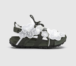 The North Face Womens Cecilie Bahnsen Sandals White Forest Night Green, 4