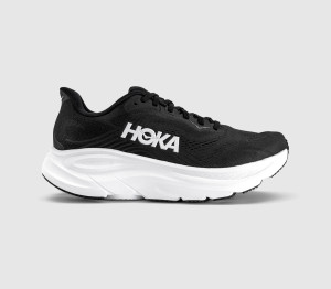 HOKA Girls Clifton 11 Trainers Black White F, 5