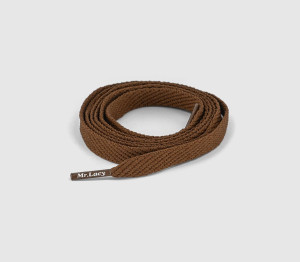 Mr Lacy Flatties Laces Brown, One Size