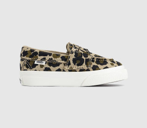Vans Loafers 53 Toddler Trainers Leopard Incense Marshmallow Multi, 5infant