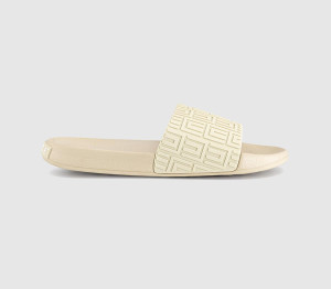 OFFICE Mens Sampson Pool Sliders Beige Natural, 9