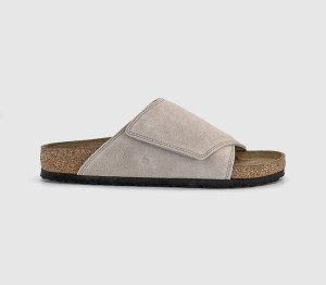 Birkenstock Mens Solana Slides Oyster In Natural, 9