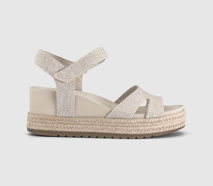 TOMS Womens Alana Sandals Natural Yarn Dye, 3