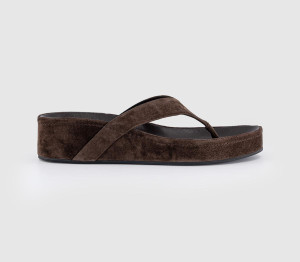 Tony Bianco Womens Blaire Sandals Espresso Suede Brown, 3