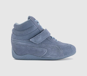 PUMA Womens Speedcat Wedges Gray Sky Black In Grey, 5