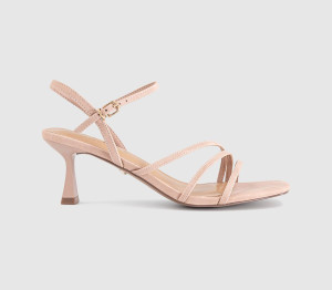OFFICE Womens Millie Multi Strap Heels Blush Pink, 3