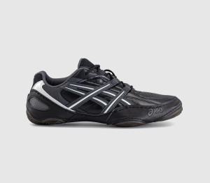 ASICS Womens Hypersync Trainers Graphite Grey Black, 6