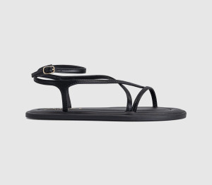 OFFICE Womens Salvador Strappy Footbed Sandals Black, 7