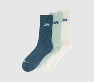 New Balance Socks Nb Everyday Crew Teal Jade Sea Salt Blue, S