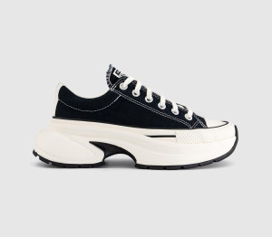 Converse Womens Run Star Crush Trainers Black Egret, 3