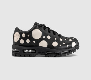 Nike Air Max Goadome Low Trainers Black White Holes, 7
