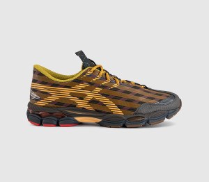 ASICS Womens US8-S GEL-SJ33 Trainers Kiko Curation Black Coffee Orange Lily, 3.5