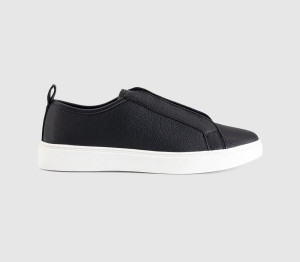 OFFICE Mens Concord Slip On Trainers Black, 11