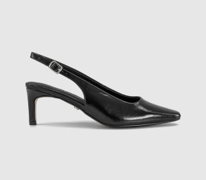 OFFICE Womens Macie Chisel Toe Slingback Court Heels Black, 7