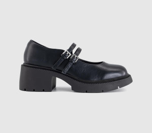 OFFICE Womens Mercury Chunky Mary Janes Black, 3