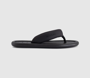 Havaianas Womens Maxi Puffed Flip-flops Black, 6/7
