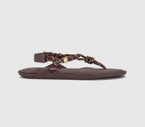 Flowze Womens Flo Monocolor Sandals Brown, 7