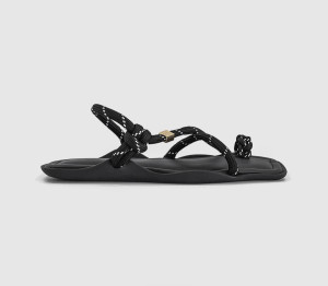 Flowze Womens Flo Square Sandals Black, 3