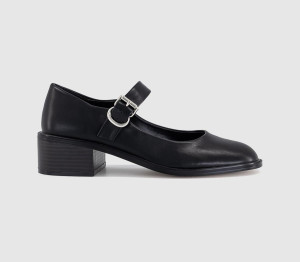 OFFICE Womens Meredith Heeled Mary Jane Shoes Black, 7