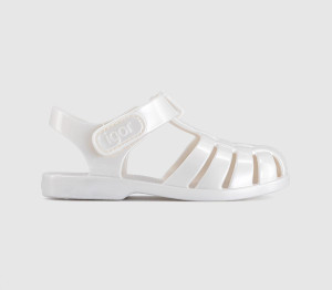 Igor Kids Clasica Toddler Sandals Nacar White, 5infant