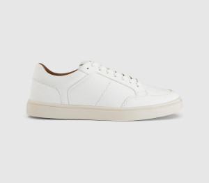 OFFICE Mens Chicago Perf Detail Trainers White, 7