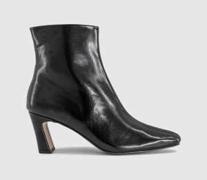 OFFICE Womens Alchemist Centre Seam Curve Heel Boots Black, 8
