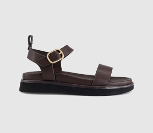 OFFICE Womens Sorrel Two Part Footbed Sandals Brown, 7