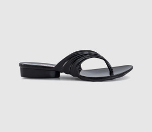 Melissa Womens X Diesel Quantum Thong Sandals Black, 6