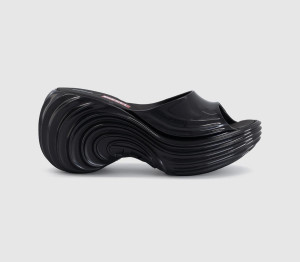 Melissa Womens X Diesel Quantum Platform Sandals Black, 4