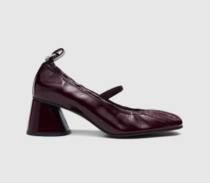 Alohas Womens Rhiane Heels Burgundy Red, 8