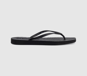 Sleepers Womens Tapered Flip Flops Black, 5