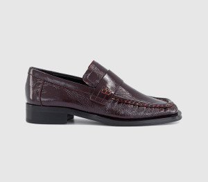 Tony Bianco Womens Grand Loafers Vino Nappa Red, 3