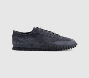 Common Projects Minimal Runner Seventy Trainers Off Black Suede, 11