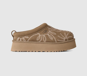 UGG Womens Tazz Botanic Slippers Light Bronze, 7